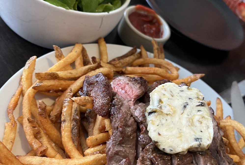 Steak Frites at Annette's at the Stanley Marketplace in Aurora CO