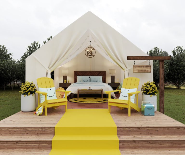 Smiley Glamping Stay at Collective Retreats