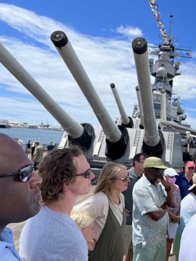 Touring the Battleship Missouri at Pearl Harbor