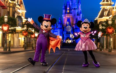 Ghosts and ghouls of all ages line a festively fall-decorated Main Street, U.S.A for “Mickey’s Boo-To-You Halloween Parade,” during the first night of Mickey’s Not-So-Scary Halloween Party, August 12, 2022, at Walt Disney World Resort in Lake Buena Vista, Florida.