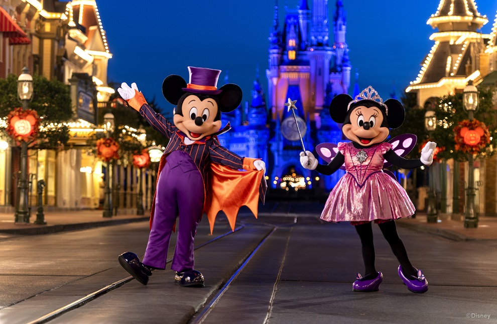Ghosts and ghouls of all ages line a festively fall-decorated Main Street, U.S.A for “Mickey’s Boo-To-You Halloween Parade,” during the first night of Mickey’s Not-So-Scary Halloween Party, August 12, 2022, at Walt Disney World Resort in Lake Buena Vista, Florida.