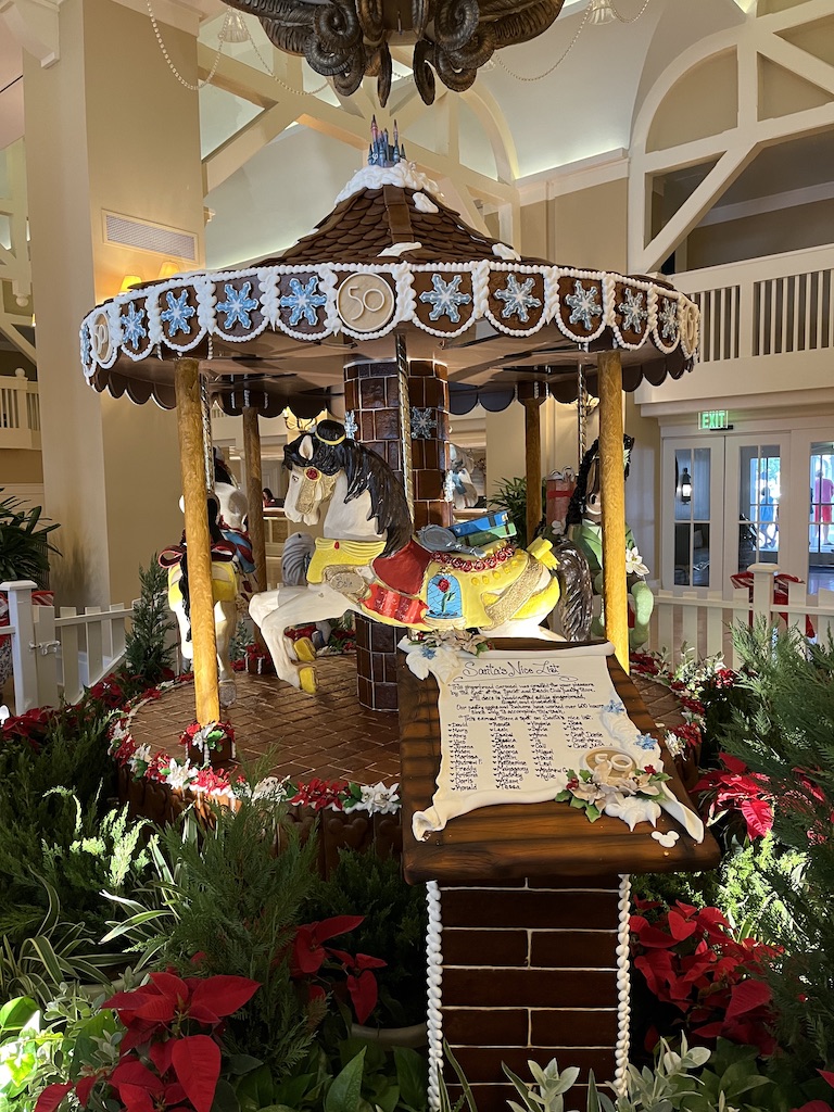 Gingerbread Carousel at The Beach Club, Walt Disney World Resort