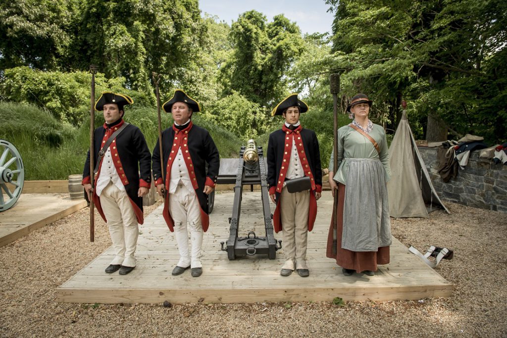 American Revolution Museum at Yorktown. Artillery crew.