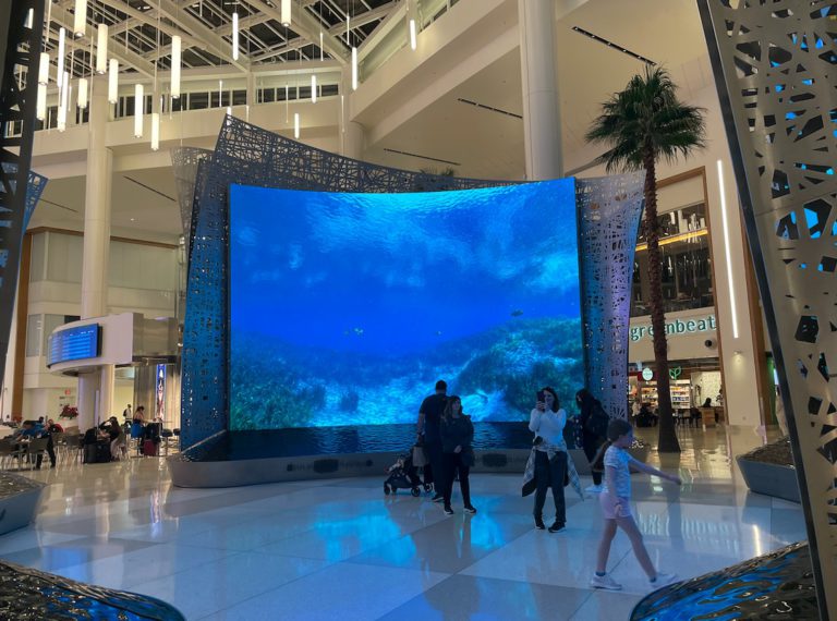 Terminal C's technology has managed to stun travelers