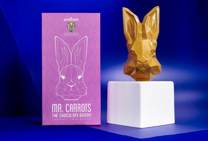 Meet Mr. Carrots, a chocolate Easter bunny