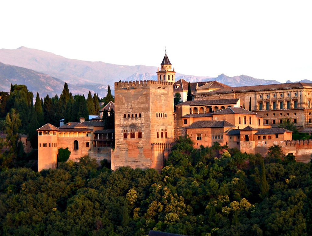 Alahambra in Andulusia region of Spain