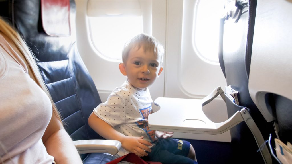 Child over 2 years-old needs a paid-for seat on an airplane
