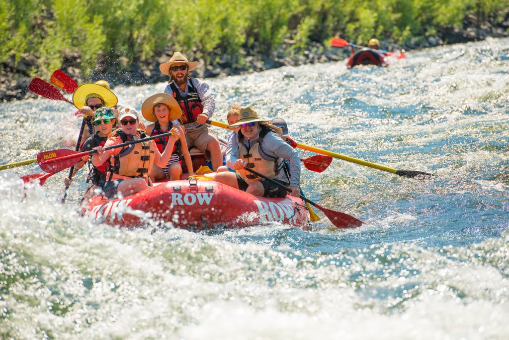 Lower Salmon canyons white water rafting 