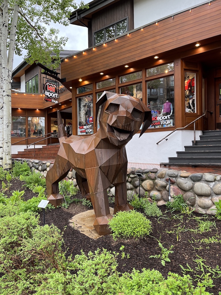 Sculptures adorn Vail Village