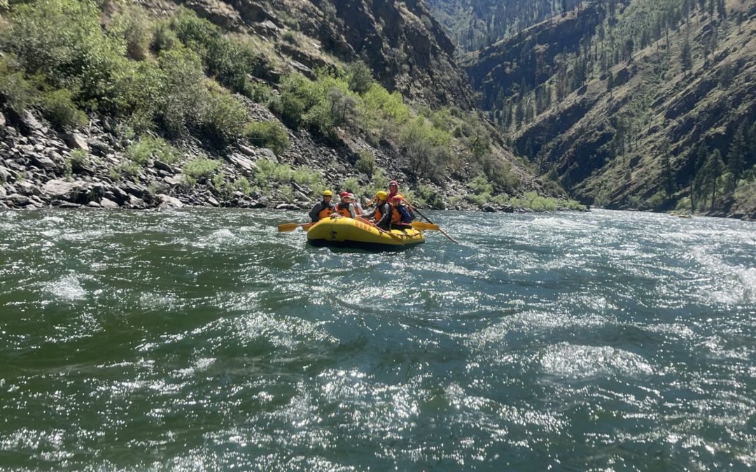 Rafting the Main Salmon River in Idaho with a diverse group of adventurers