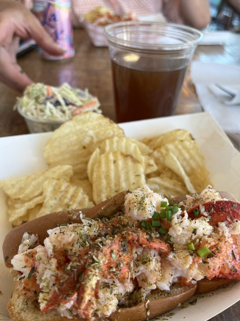 Lobster Roll at Freshies in Park City