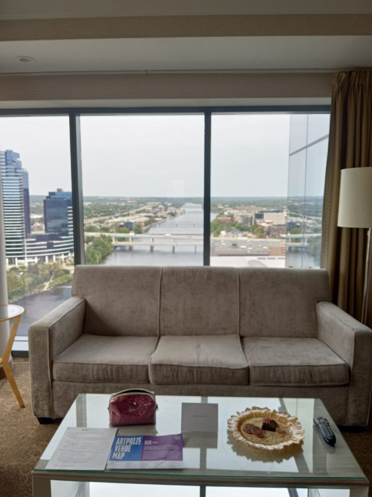 25th floor suite at the Amway
