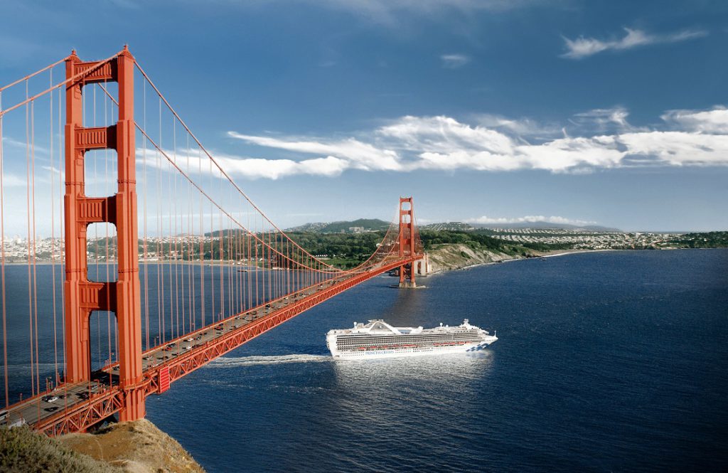 Grand Princess in San Francisco