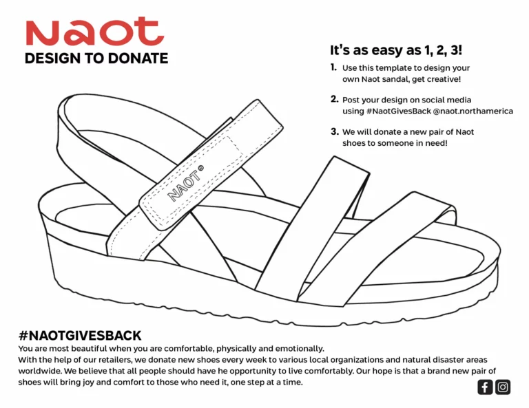 NAOT: the brand that gives back