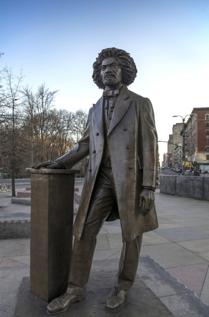 Statue of Frederick Douglass on Circle New York City