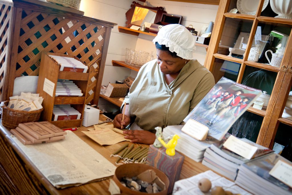 Colonial Williamsburg Shopkeeper