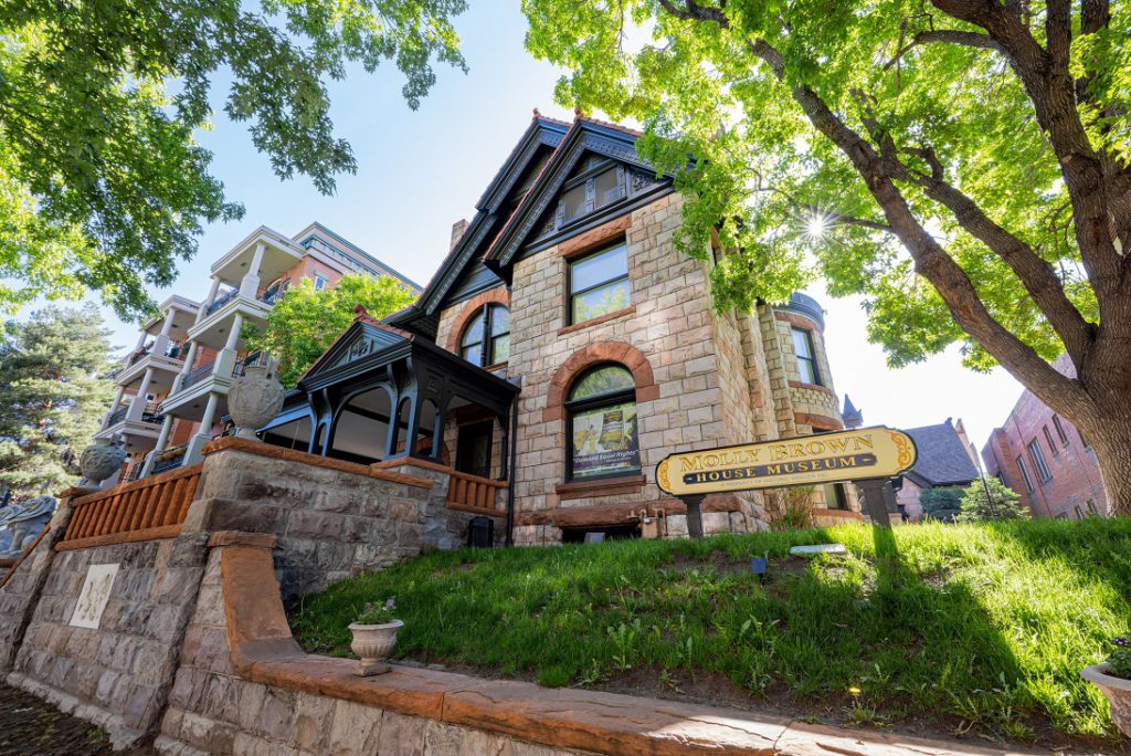Exterior view of The Molly Brown House Museum in Denver