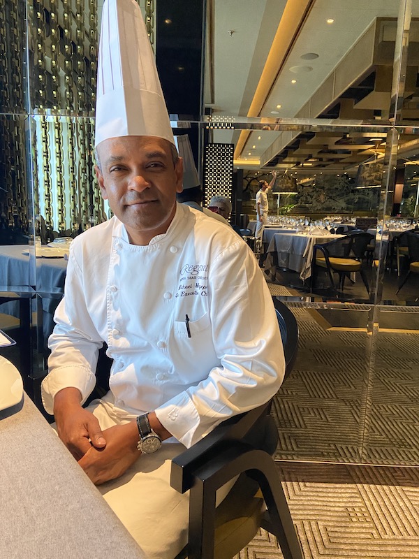 Senior Executive Chef Michael Meyepa on Regent Seven Seas Grandeur