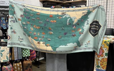 New National Parks design travel towel from Nomadix