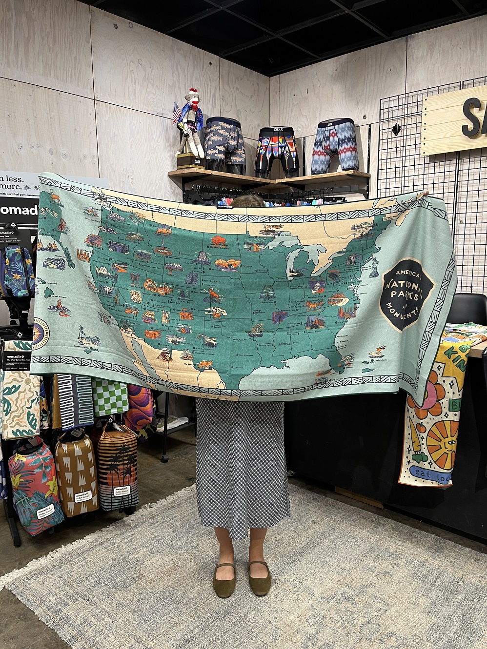 New National Parks design travel towel from Nomadix