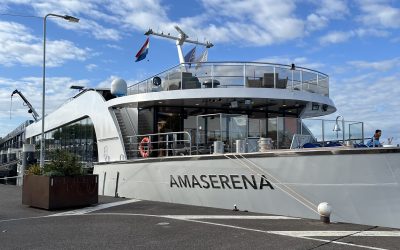 The AMASerena docked in Zaandaam