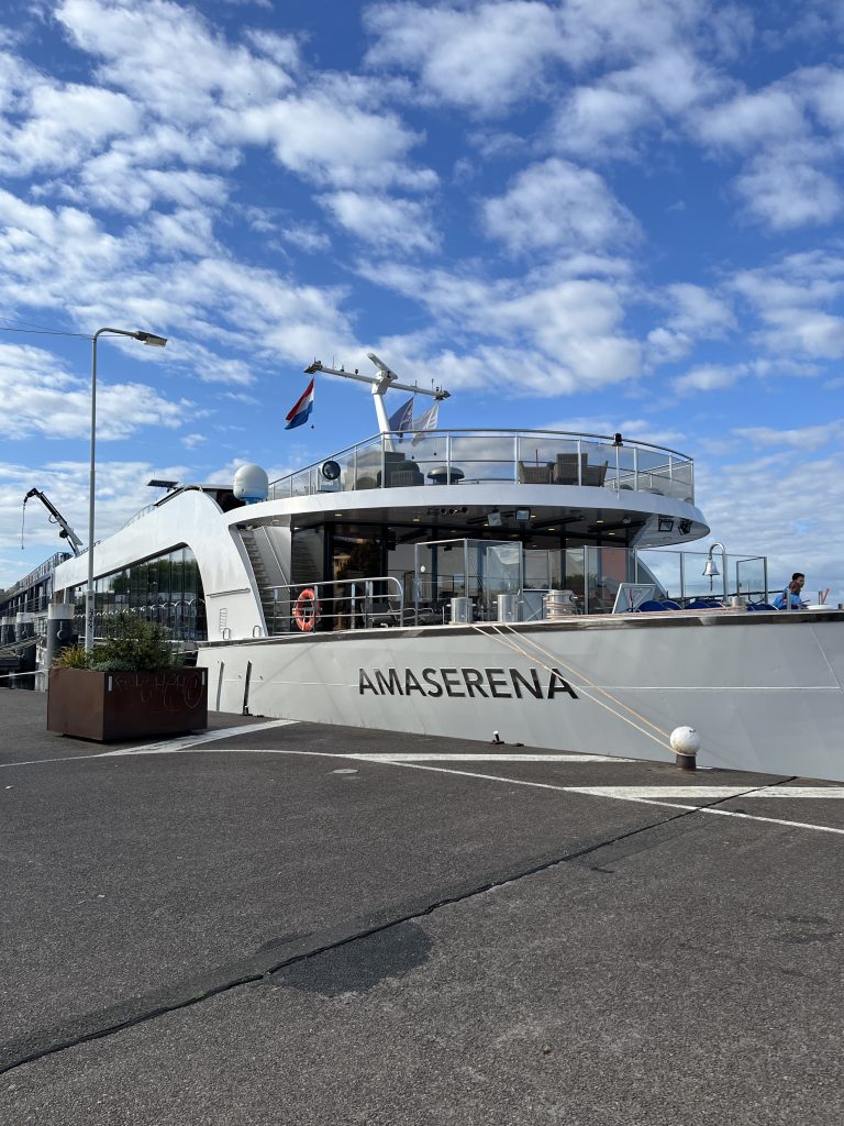 The AMASerena docked in Zaandaam