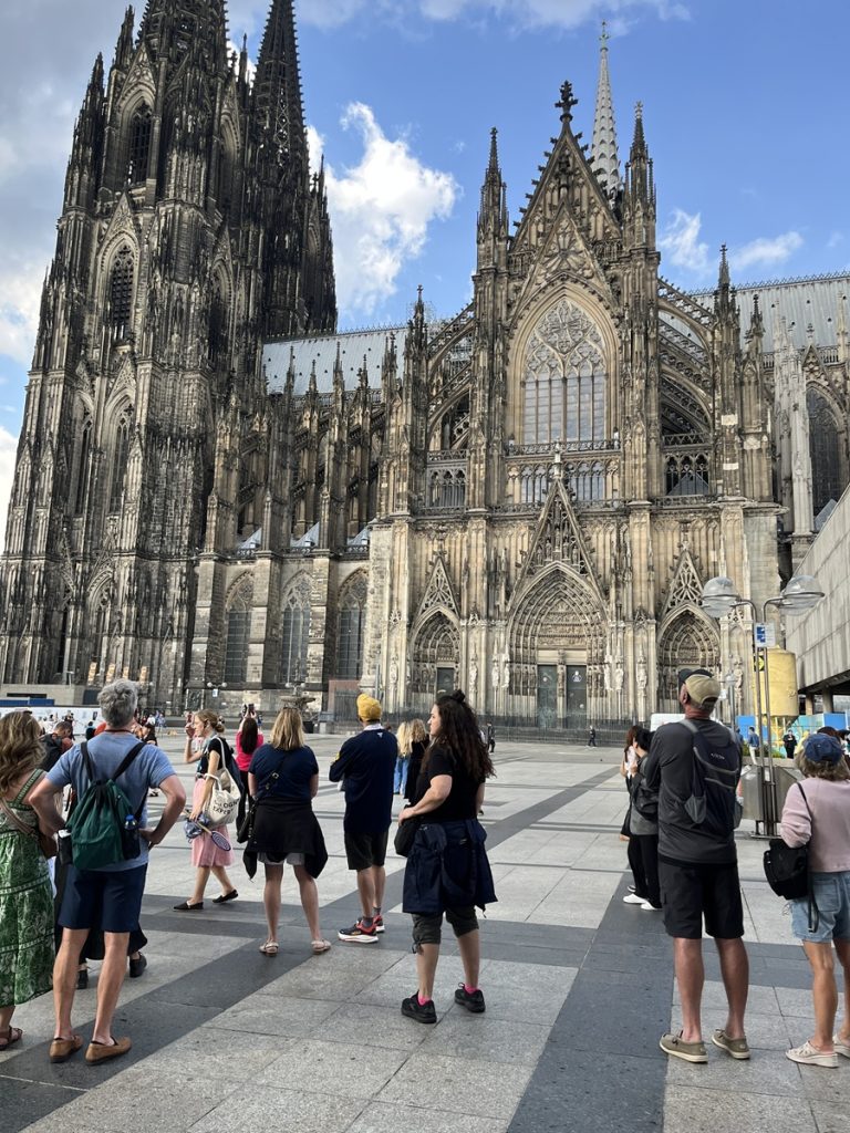 A mother and daughter on a Rhine River Cruise