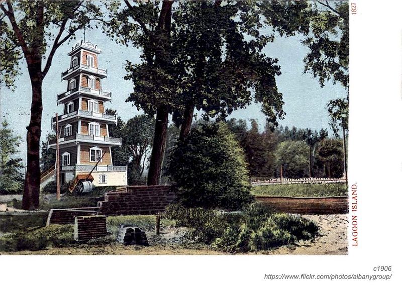 Al-Tro Island Park (aka Pleasure Island / Lagoon Island), Menands, Albany region