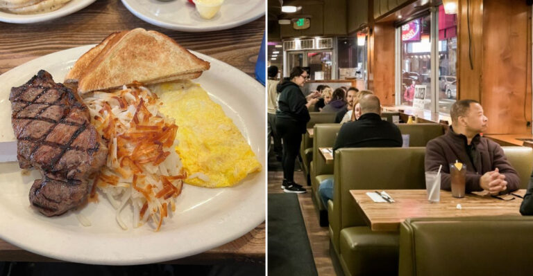 This Quirky Diner In California Will Serve You The Best Steak And Eggs Of Your Life