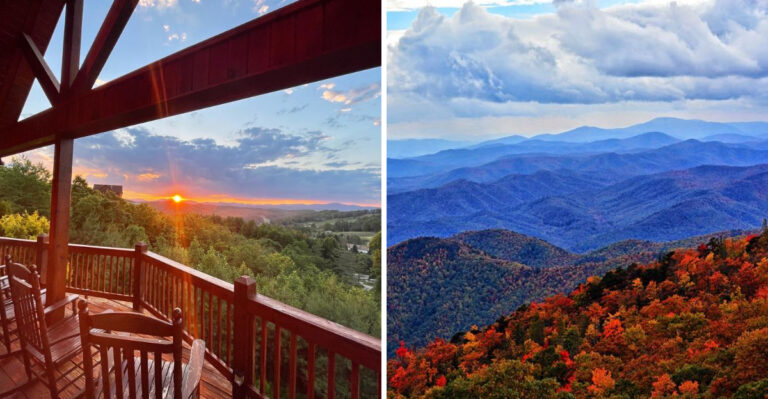 12 North Carolina Mountain Cabins With Views So Beautiful They Look Painted