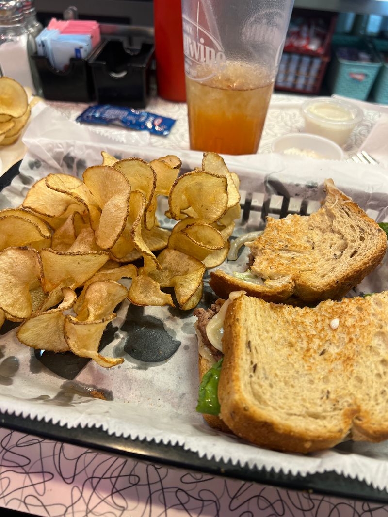 The Dish Locals Call a Legend: The Shiny Diner’s Fried Bologna Sandwich