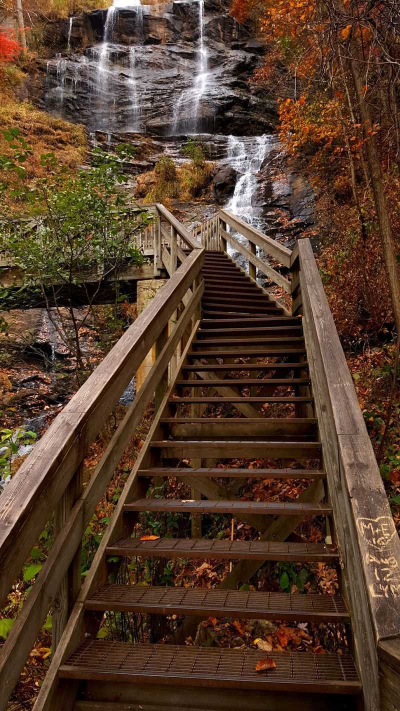 The Iconic Staircase Trail That Lets You Climb Beside The Cascades