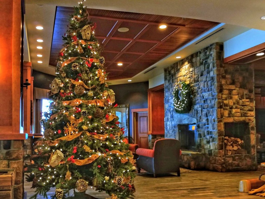 Christmas at High Peaks Resort in Lake Placid NY