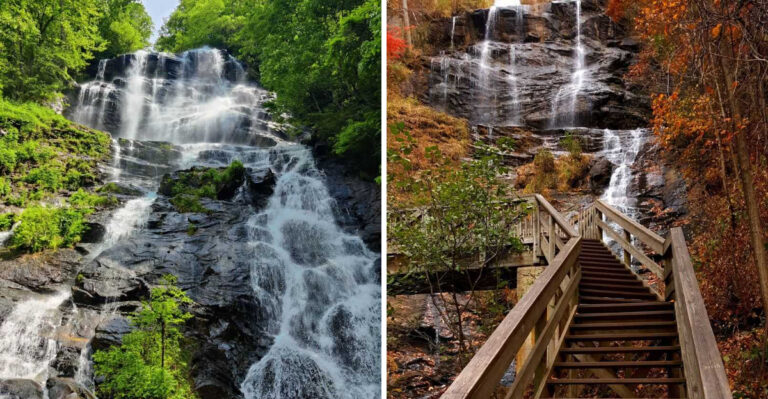 Discover The Hidden Georgia Waterfall That Looks Straight Out Of A Dream