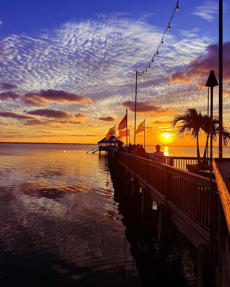 The Waterfront Shops: Shopping With A Sunset Show