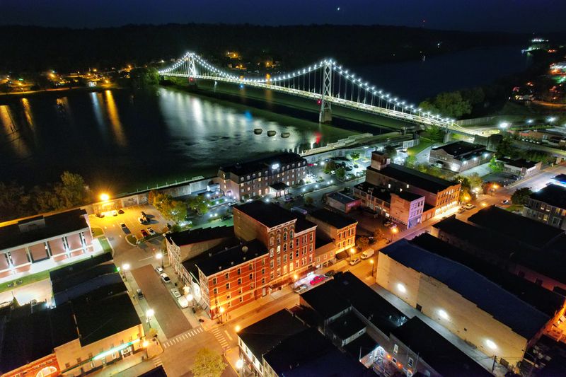 Simon Kenton Memorial Bridge In Maysville