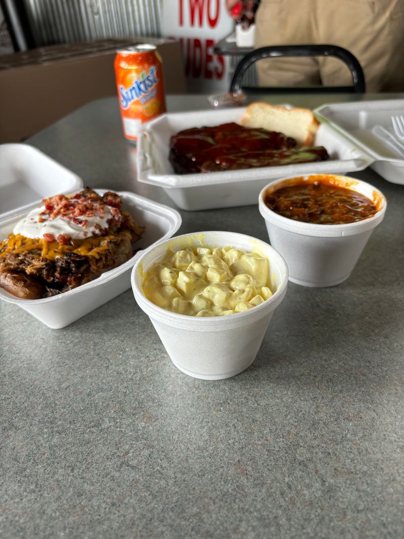 Eating Nothing But Ribs, Sauce, And White Bread