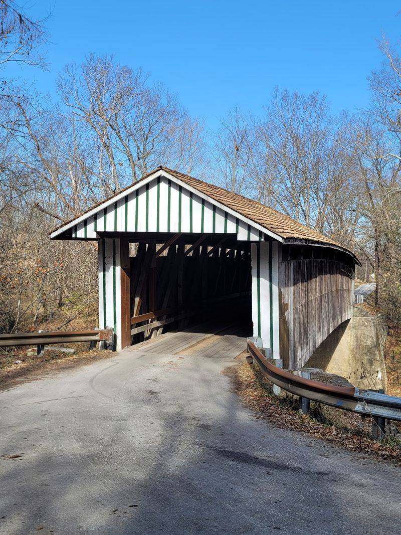Colville Covered Bridge In Bourbon County