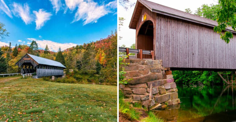 Maine’s Most Beautiful Covered Bridges Are Straight-Up Postcard Material