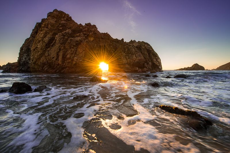 Pfeiffer Beach & Keyhole Arch (Big Sur)