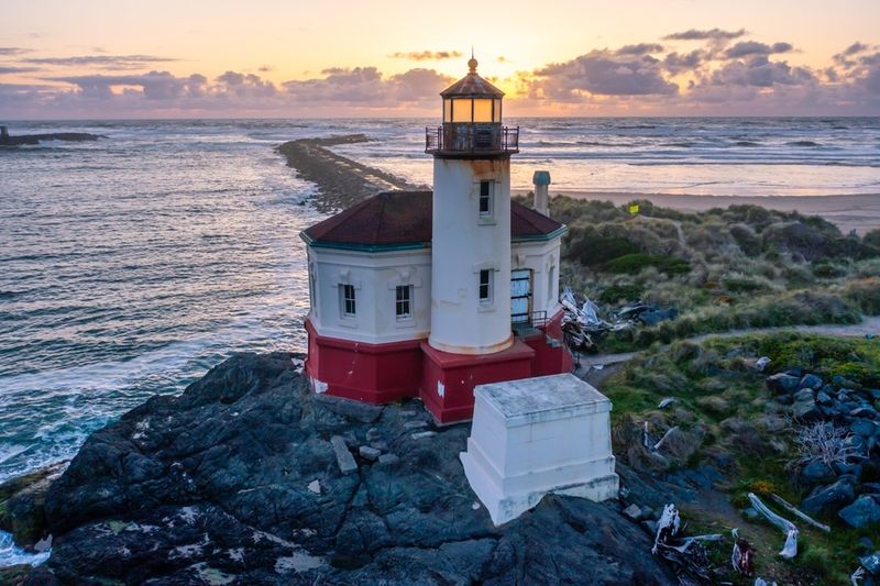 Coquille River Lighthouse Adds Timeless Coastal Character