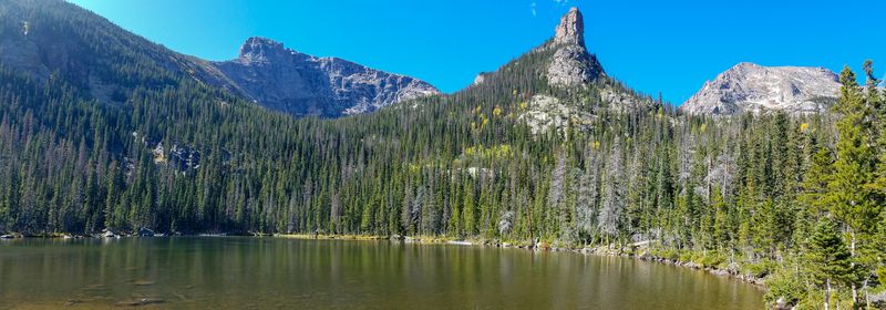 A High-Elevation Lake Surrounded By Rugged Hills