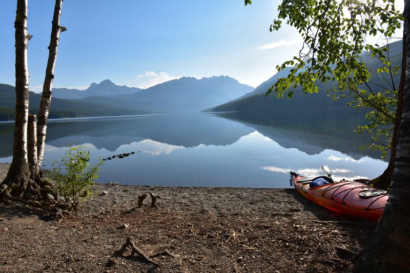 A Stunning Alpine Lake Framed By Glacier-Carved Peaks