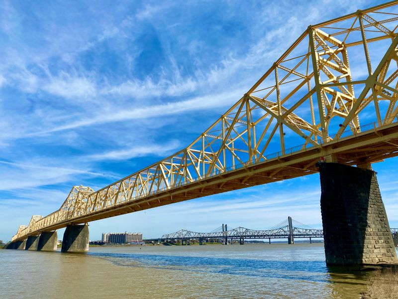George Rogers Clark Memorial Bridge In Louisville