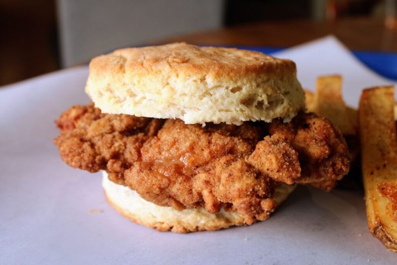 Bojangles' Cajun Filet Biscuit