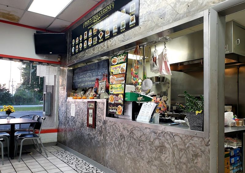 Pon's Thai Cuisine At Asheville Gas Station