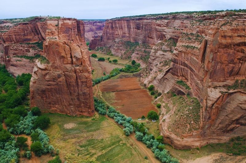 Where Red Cliffs Meet Green Fields