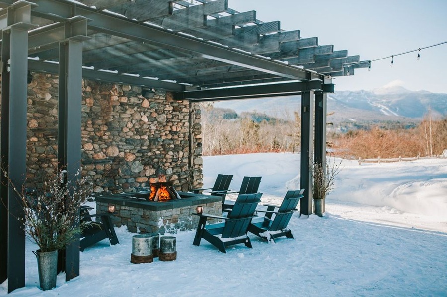 Winter charm at TopNorth Resort in Stowe VT