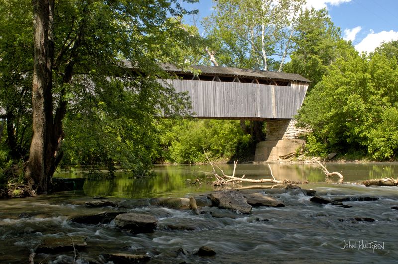 Switzer Covered Bridge In Franklin County