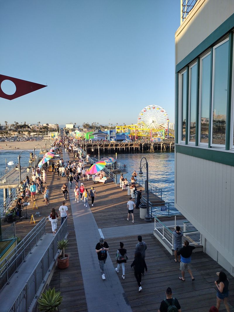 Santa Monica Pier By Bike, Without The Frenzy
